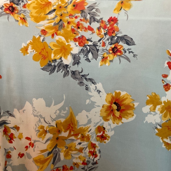 TRIBAL JEANS FLORAL BLOUSE.  SIZE M, LIKE NEW! - Picture 9 of 11